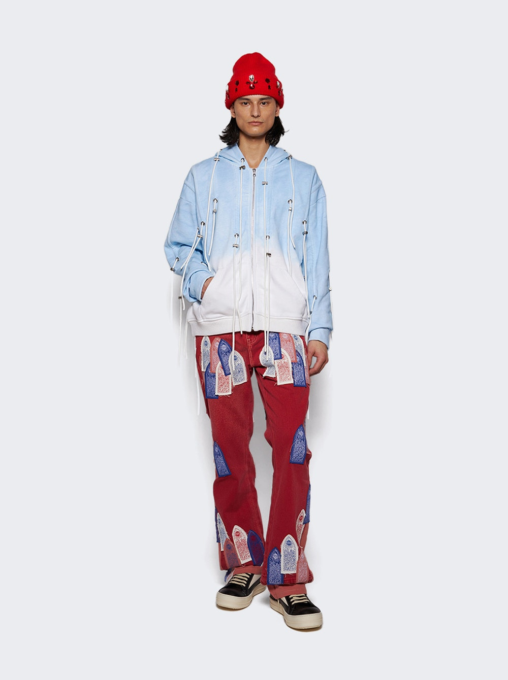 Patched Arch Carpenter Pant Crimson - 5