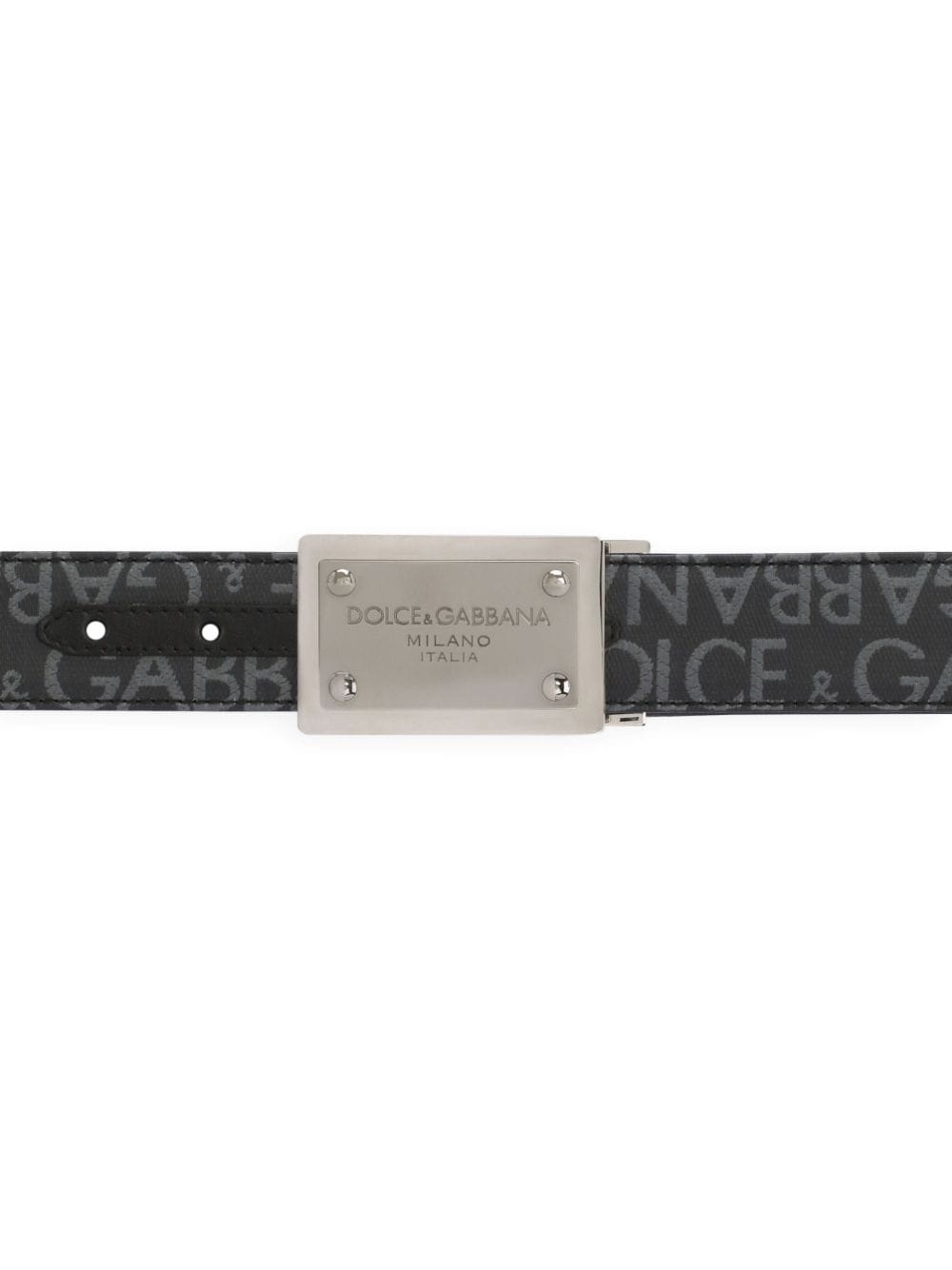 logo-plaque jacquard belt - 3