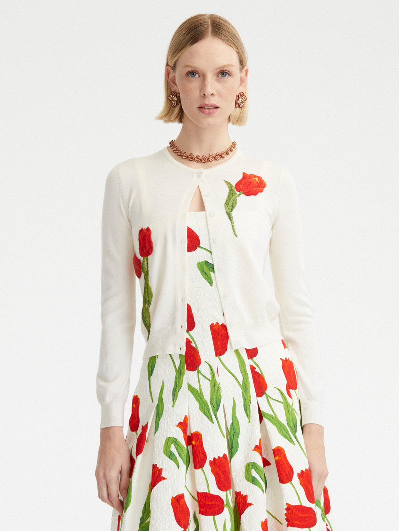 TULIP THREADWORK CARDIGAN 2