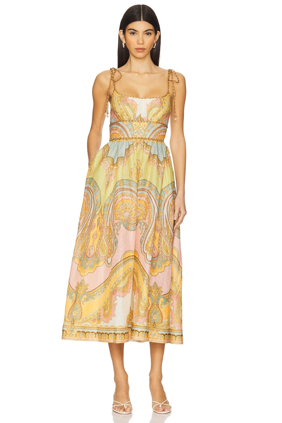 Zimmermann Maxine Picnic Midi Dress | revolve | REVERSIBLE