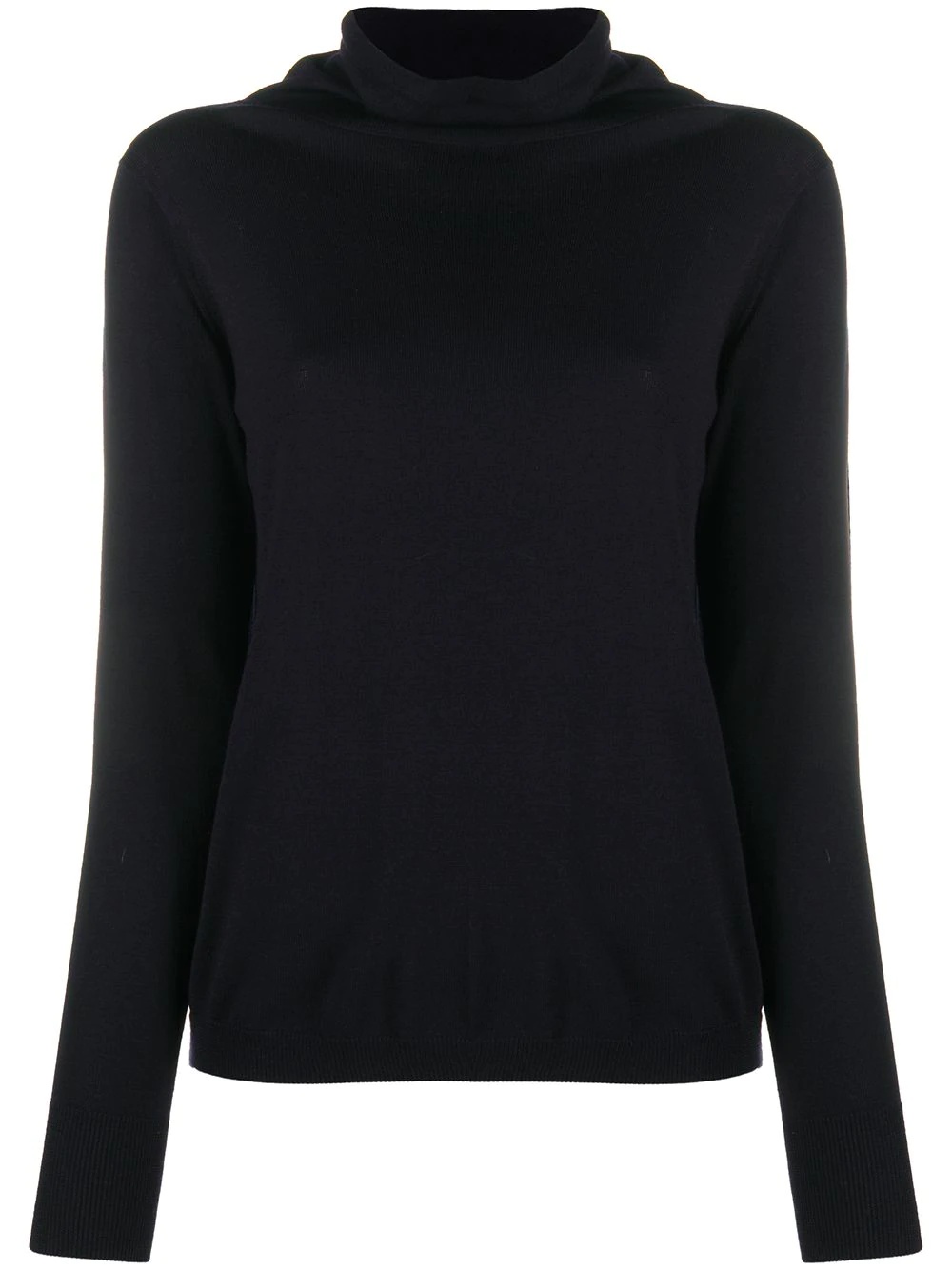 fine-knit roll-neck jumper - 1