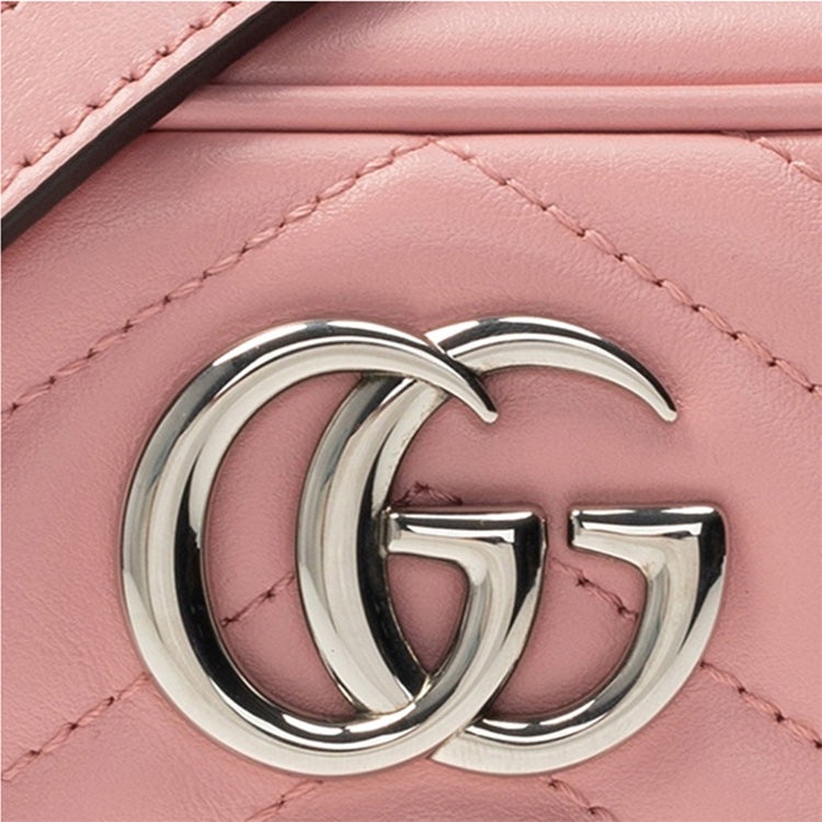 (WMNS) Gucci GG Marmont Matelasse Mini Bag 'Wild Rose' 634936-DTD1P-5815 - 4