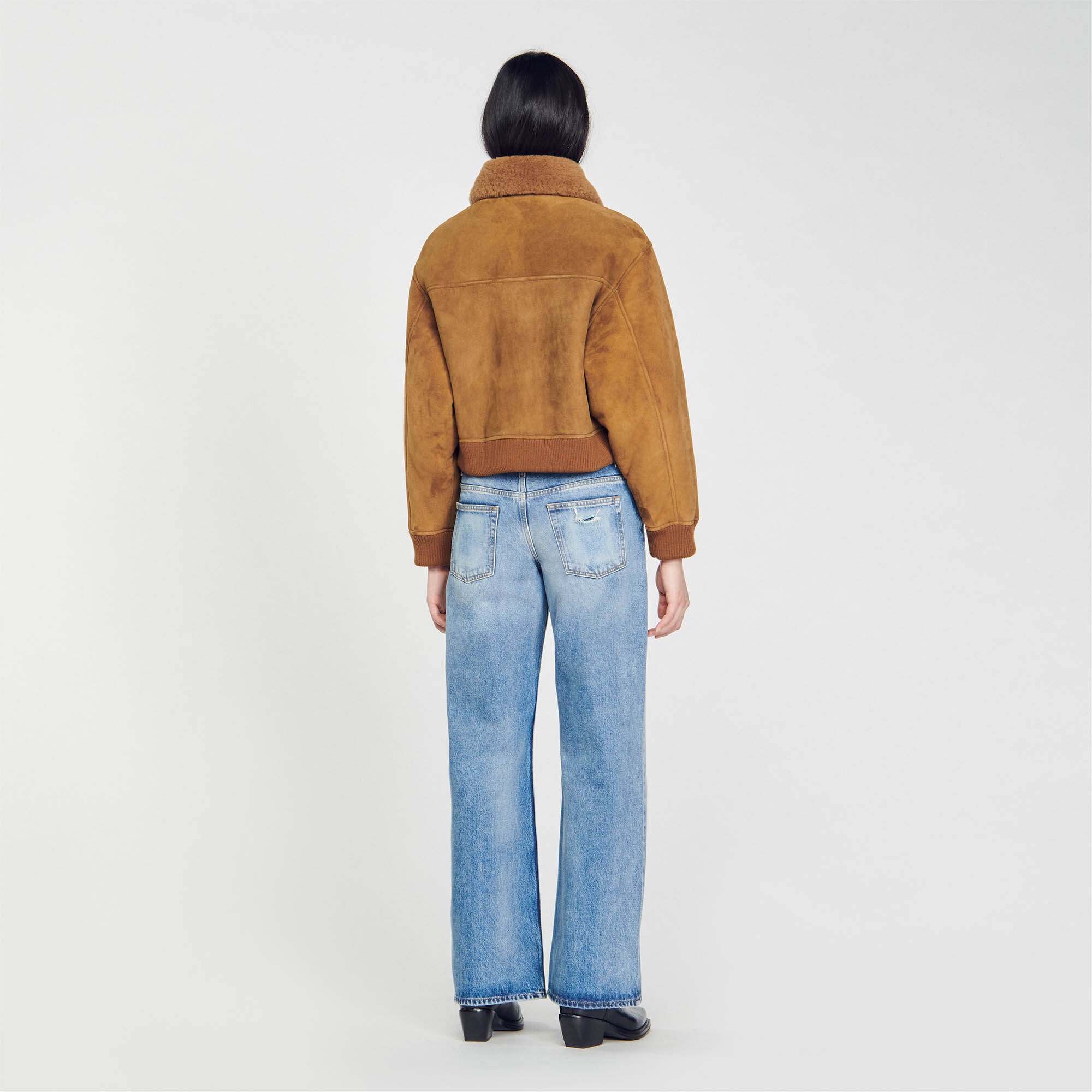 SHEARLING BOMBER - 6