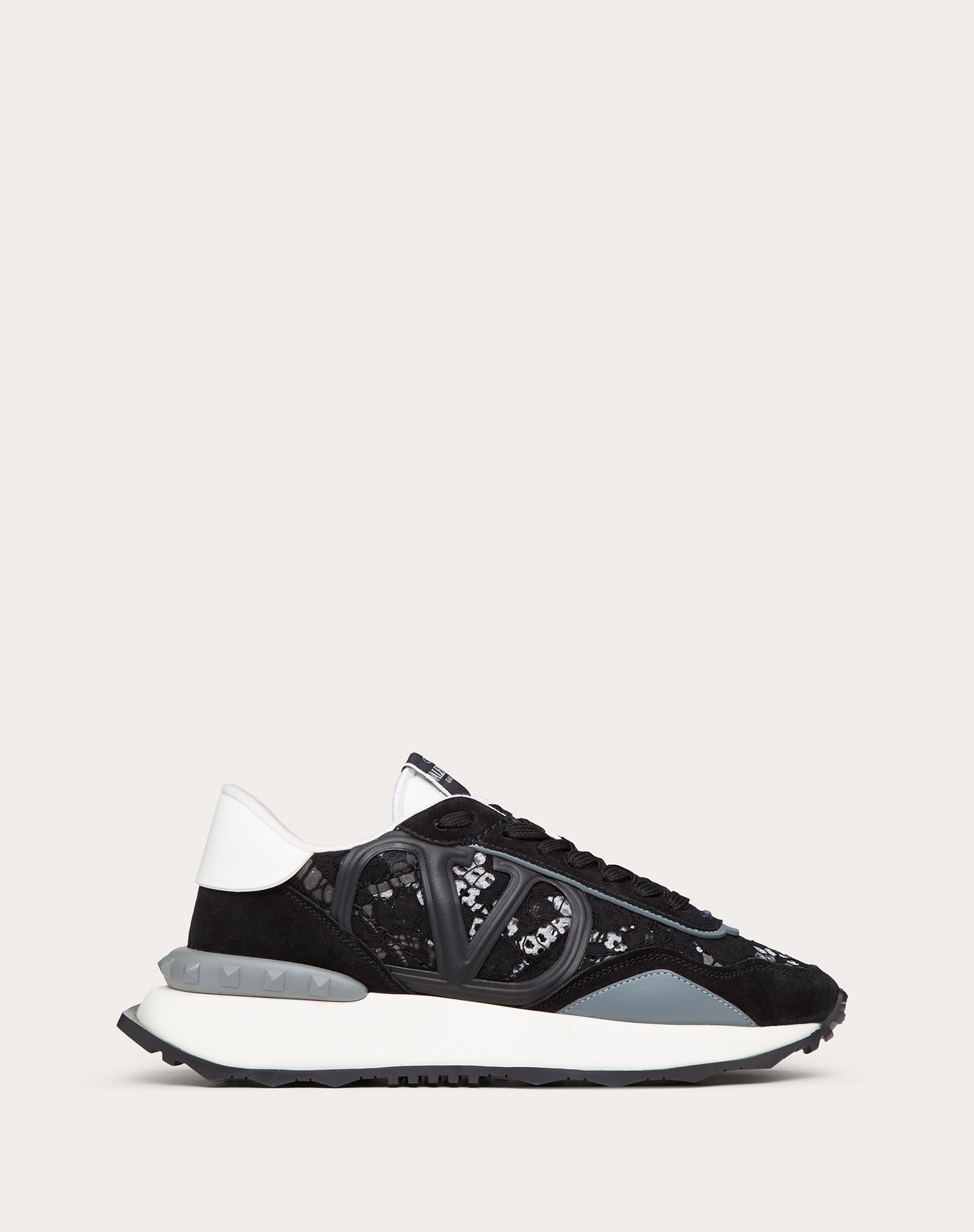 LACE AND MESH LACERUNNER SNEAKER - 1