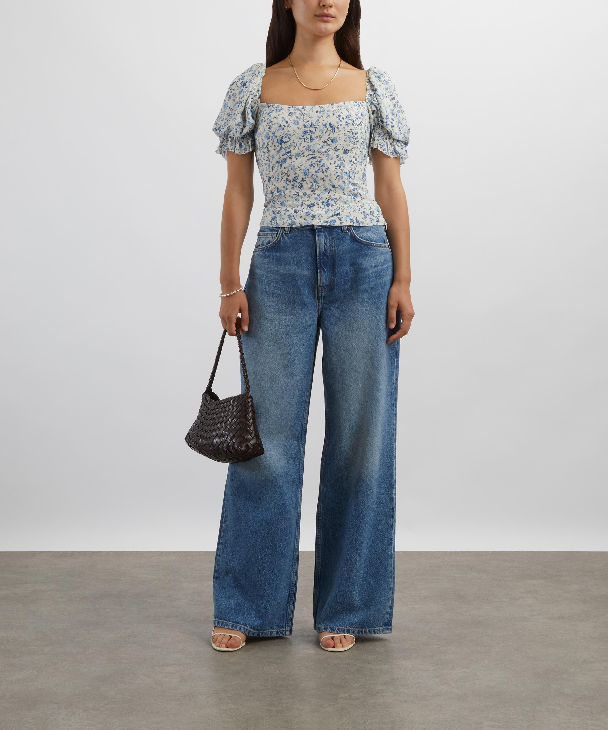 Cary High-Rise Slouchy Wide-Leg Jeans - 2