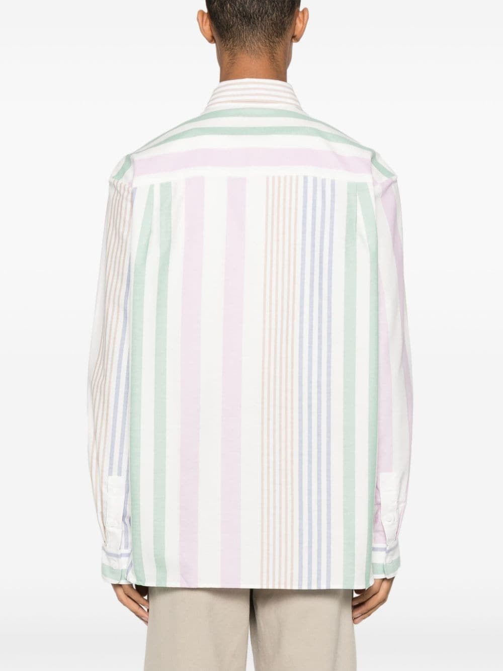 Sela striped cotton shirt - 4
