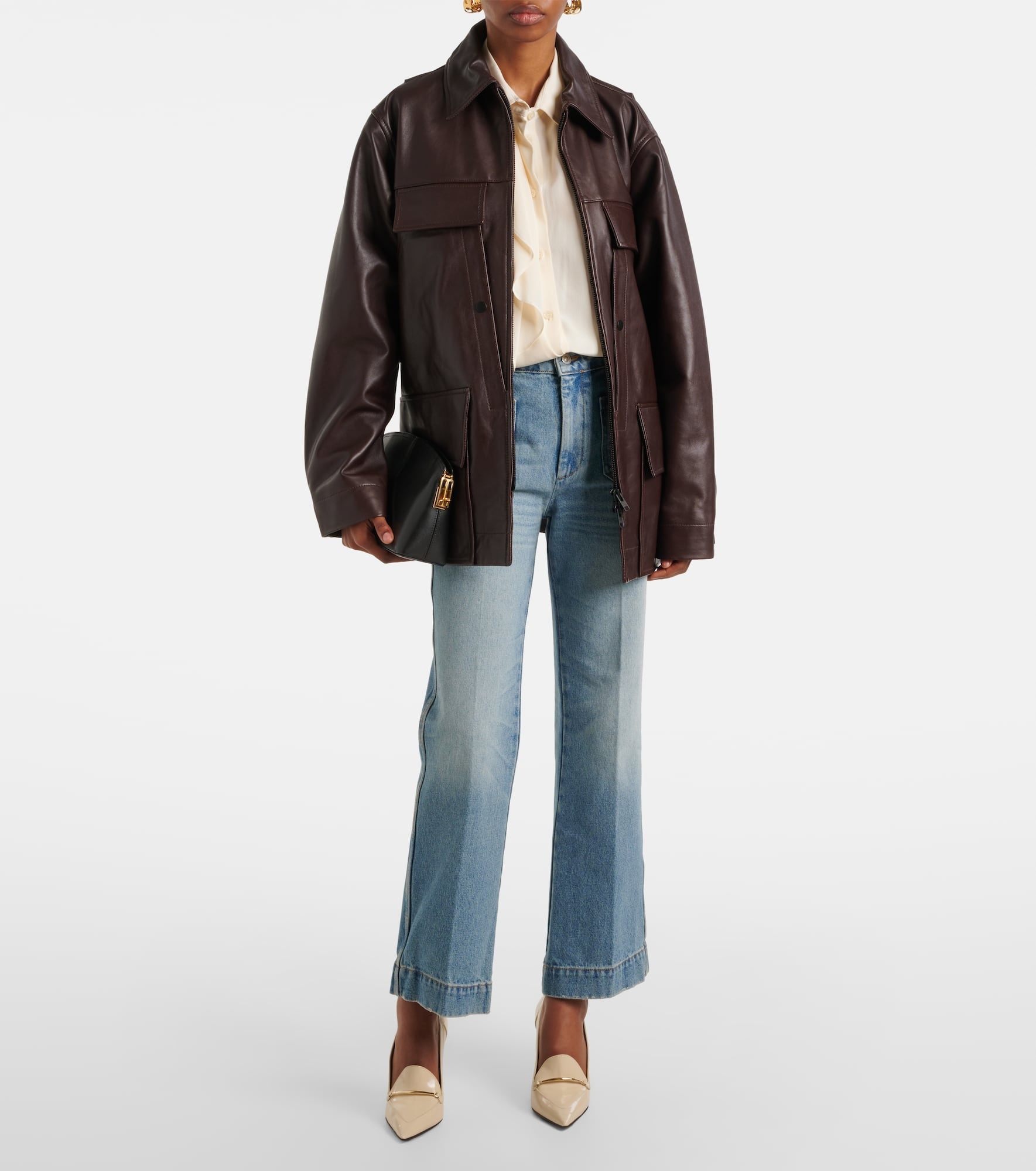 Alina cropped bootcut jeans - 2