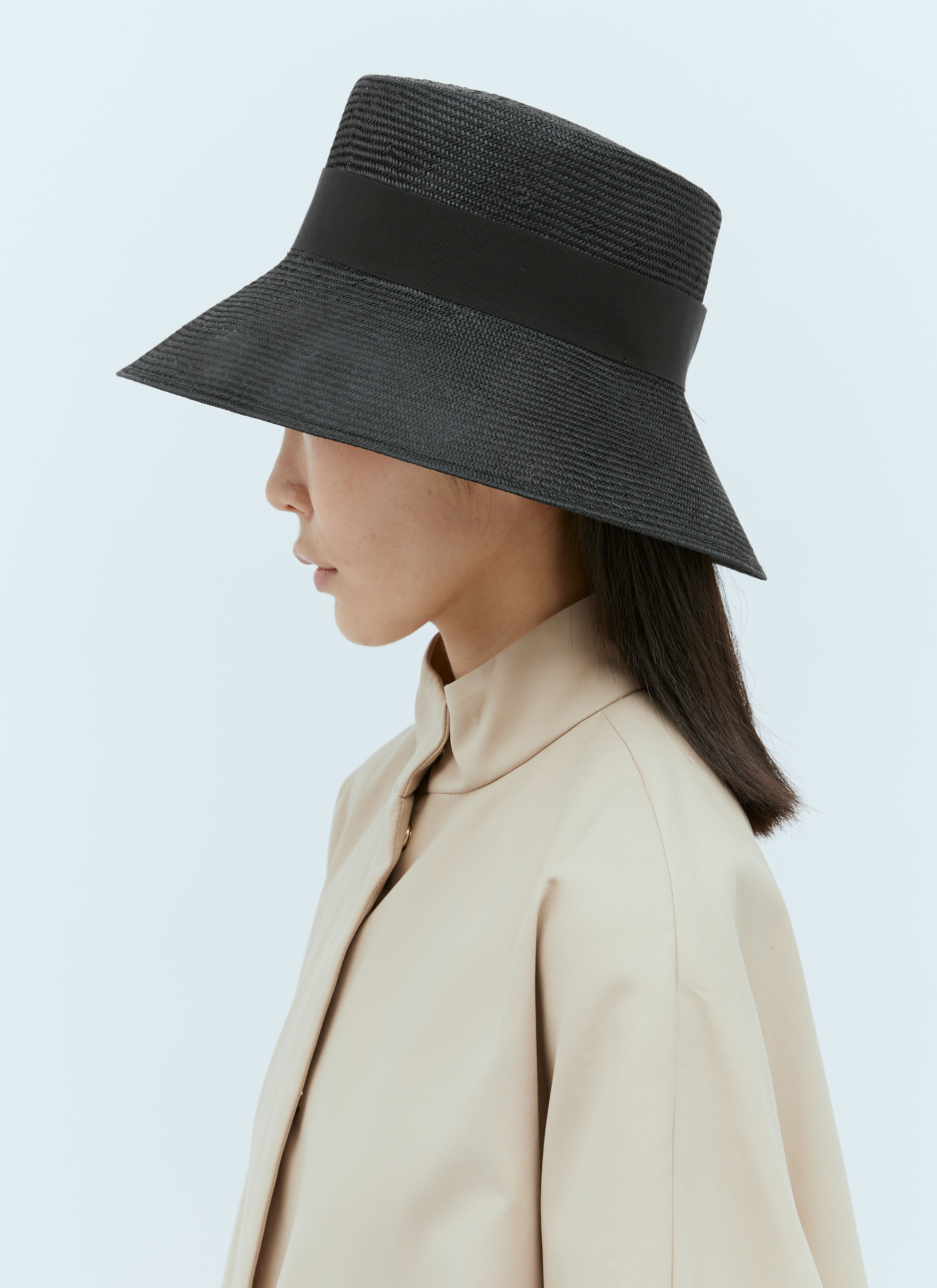 Max Mara Woven Bucket Hat | lncc | REVERSIBLE