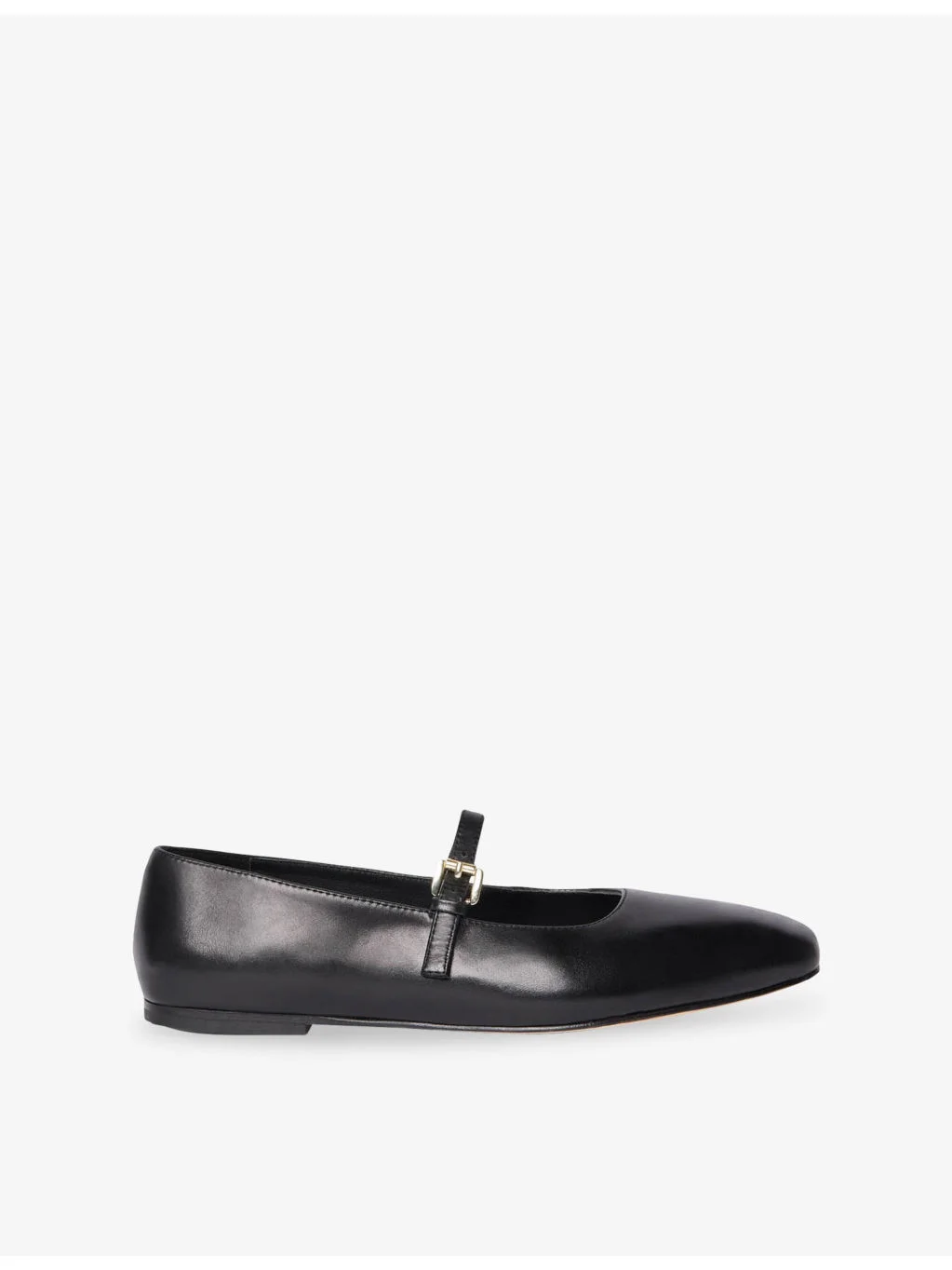 Mary-Jane Leather Ballet Flats - 1