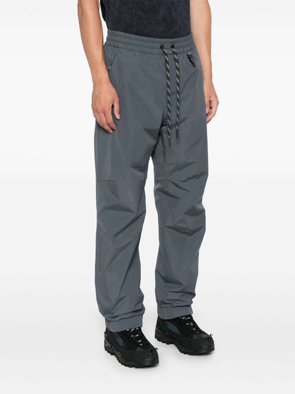 logo-embossed track pants - 3