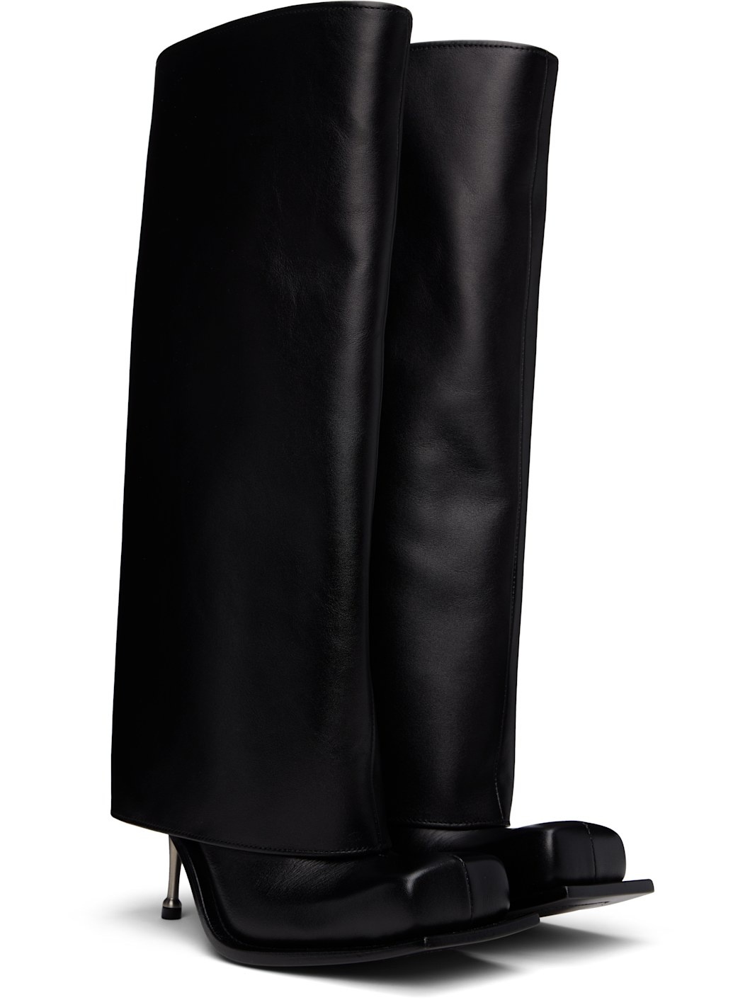 Black Iman Tall Boots - 4