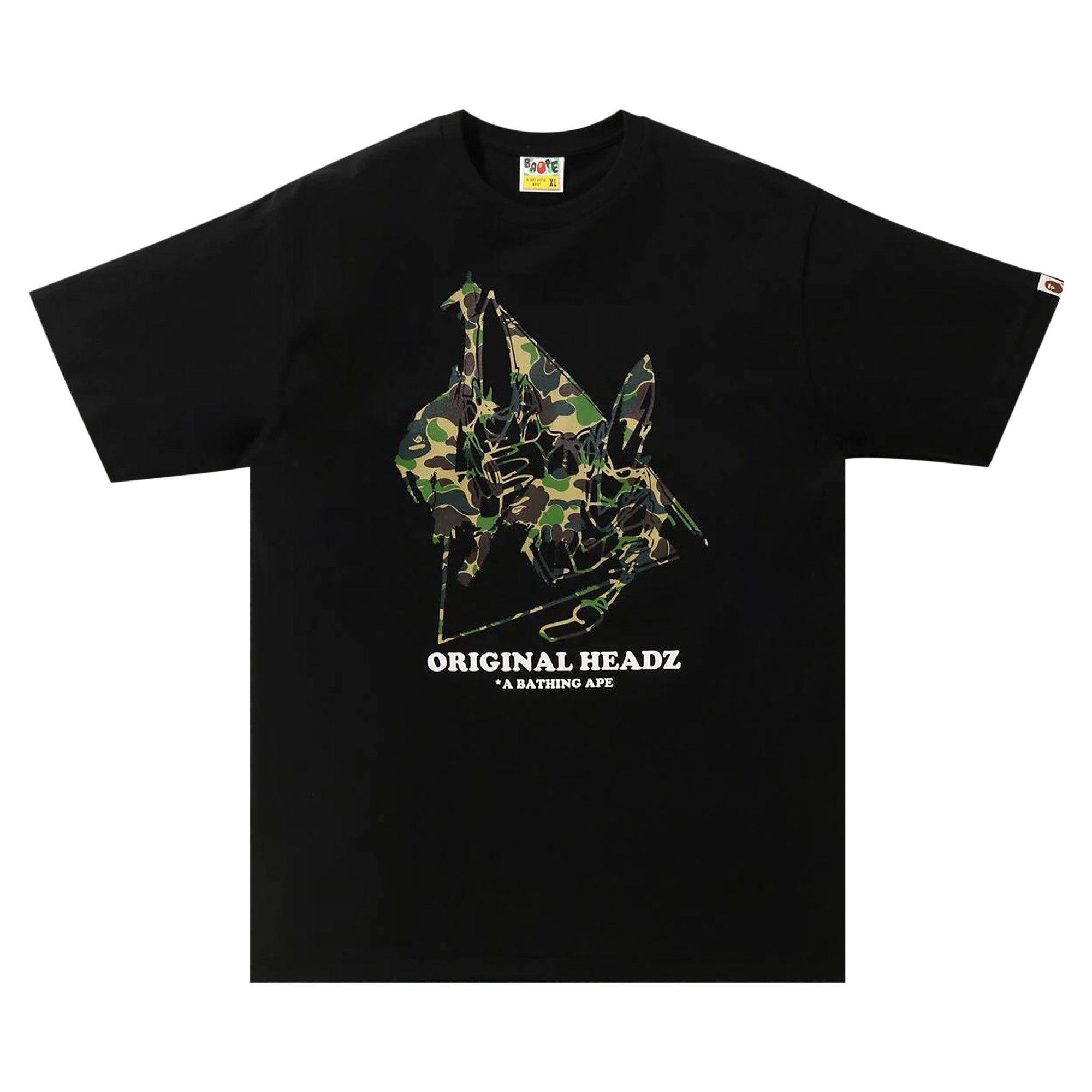 BAPE Unkle Pointman Logo Tee 'Black' - 1