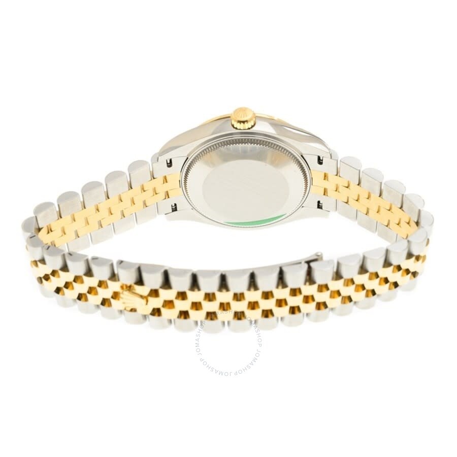 Rolex Datejust 31 Olive Green Diamond Dial Automatic Ladies Steel and 18kt Yellow Gold Jubilee Watch - 5