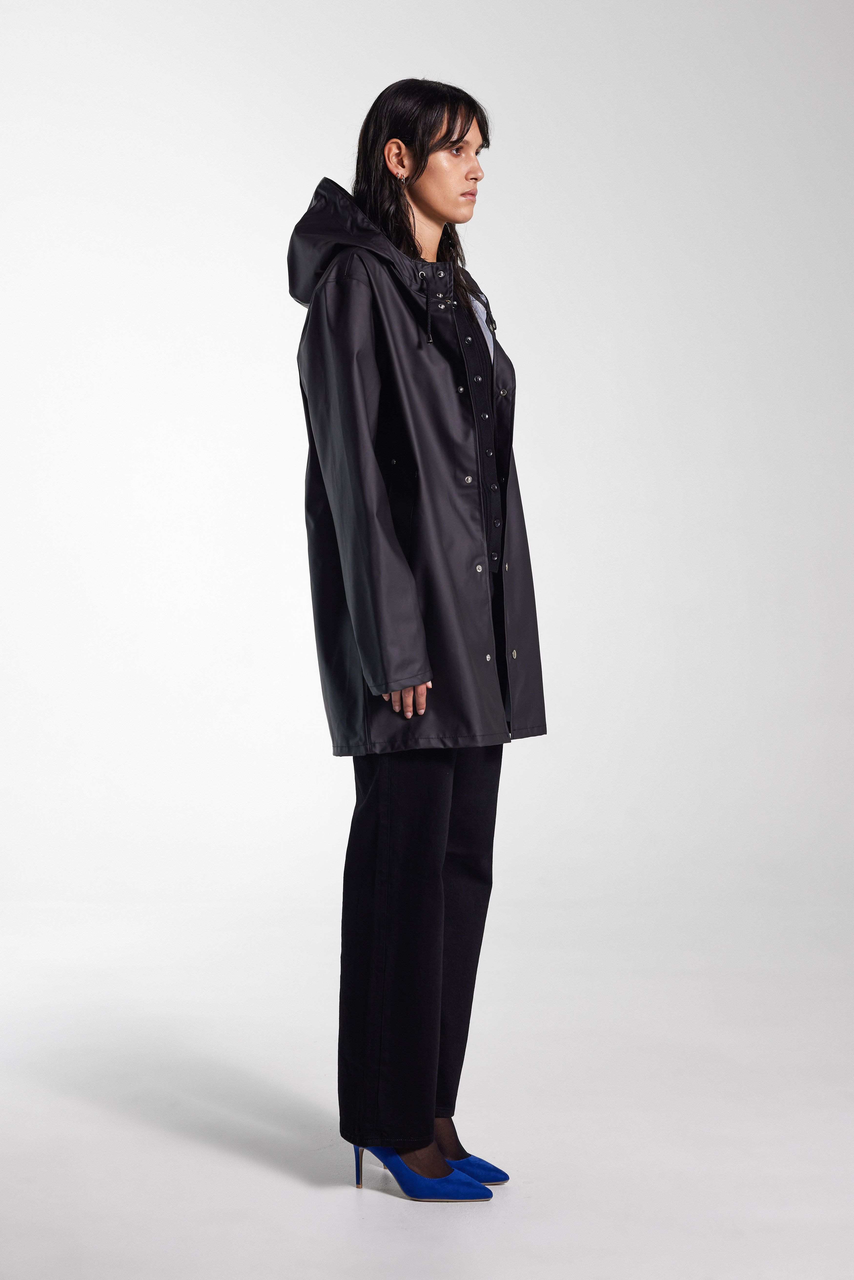 Stockholm Lightweight Raincoat Black - 3
