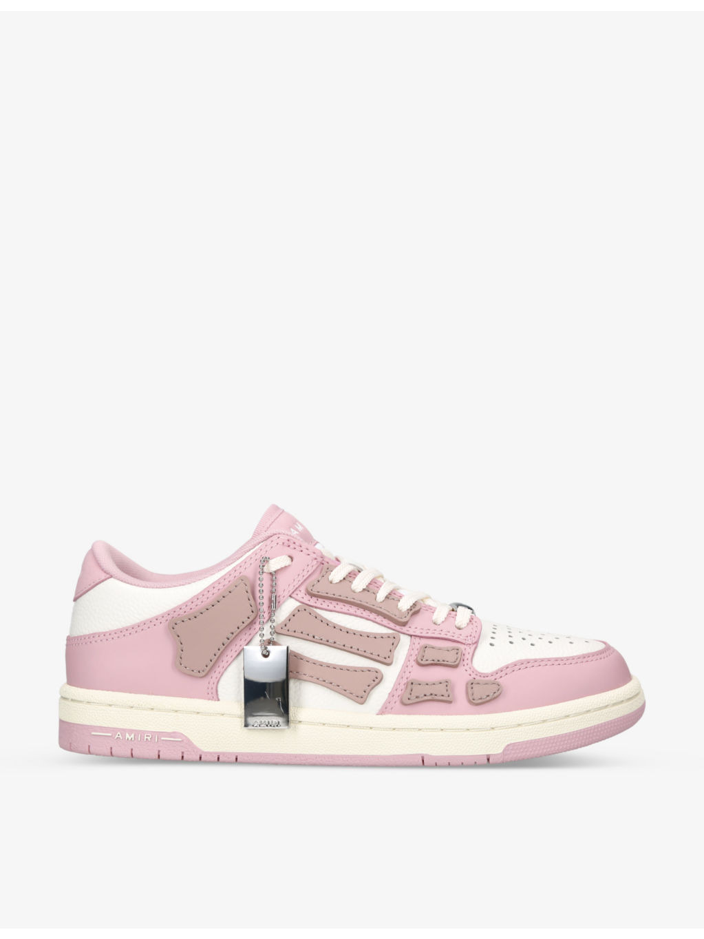 Skel panelled leather low-top trainers - 1