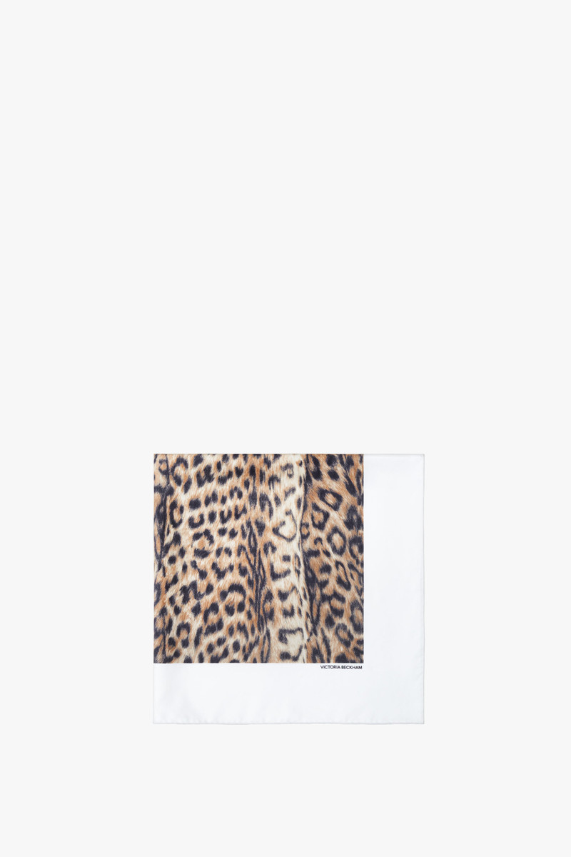 Silk Foulard in Leopard Print 3