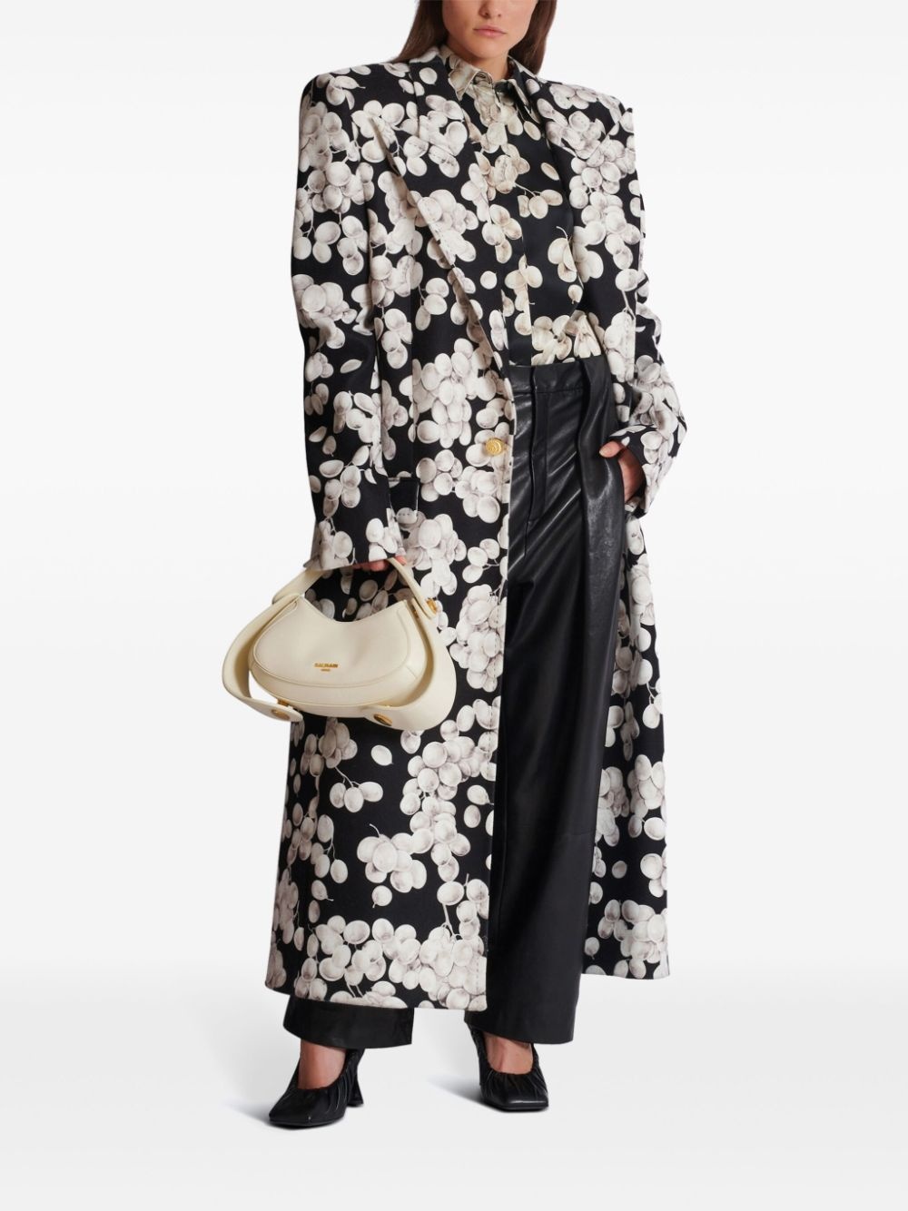 raisin-print shirt - 2