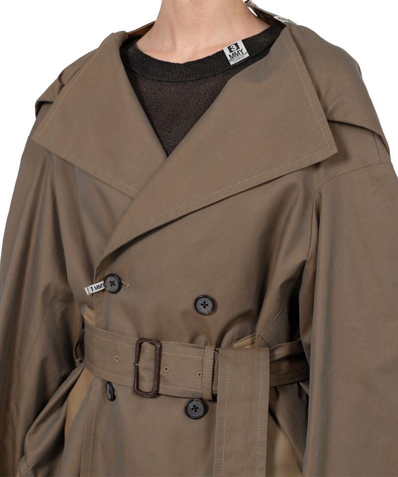 Reversed Front Trench Coat 9