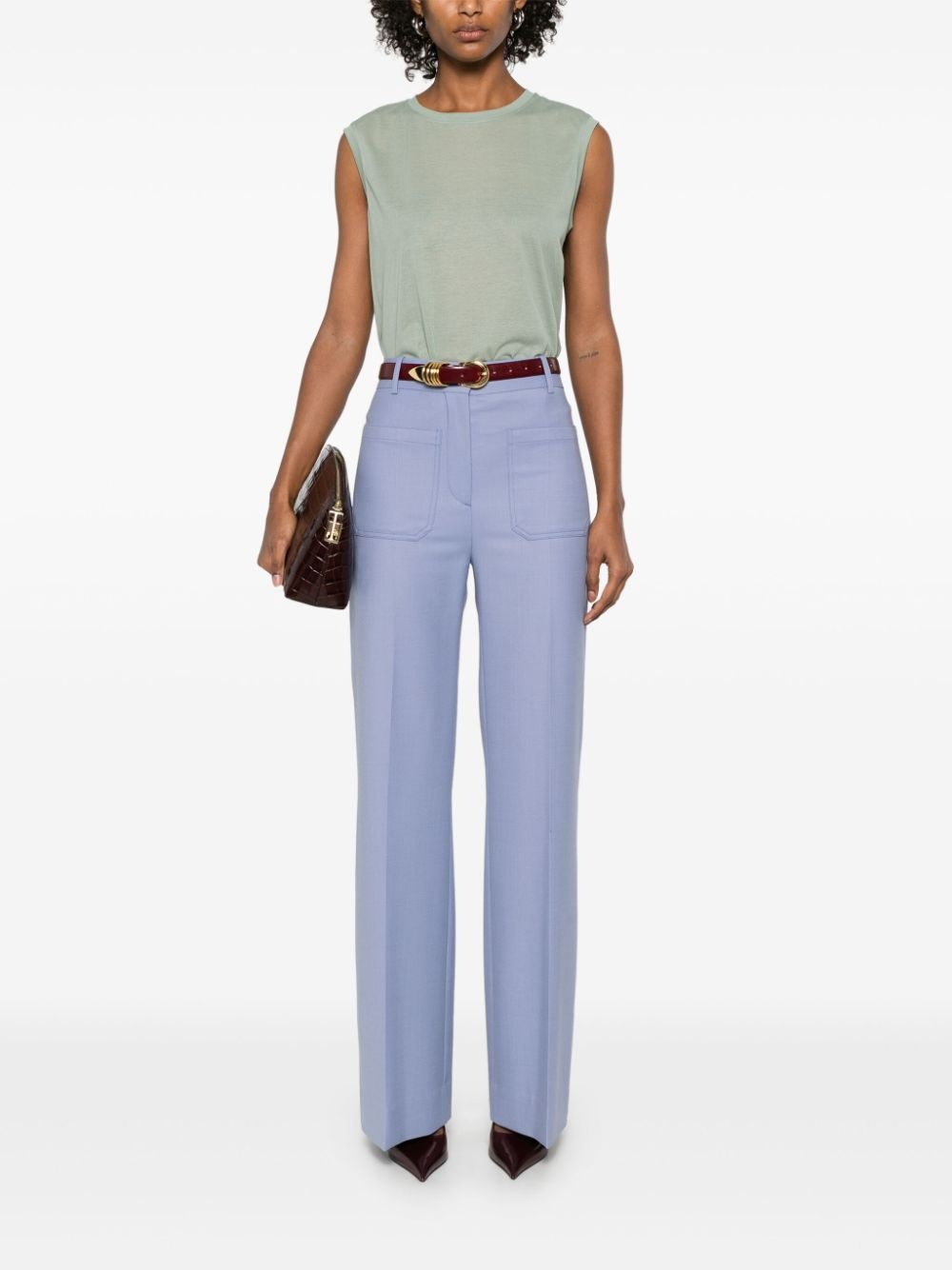 mélange tank top - 2