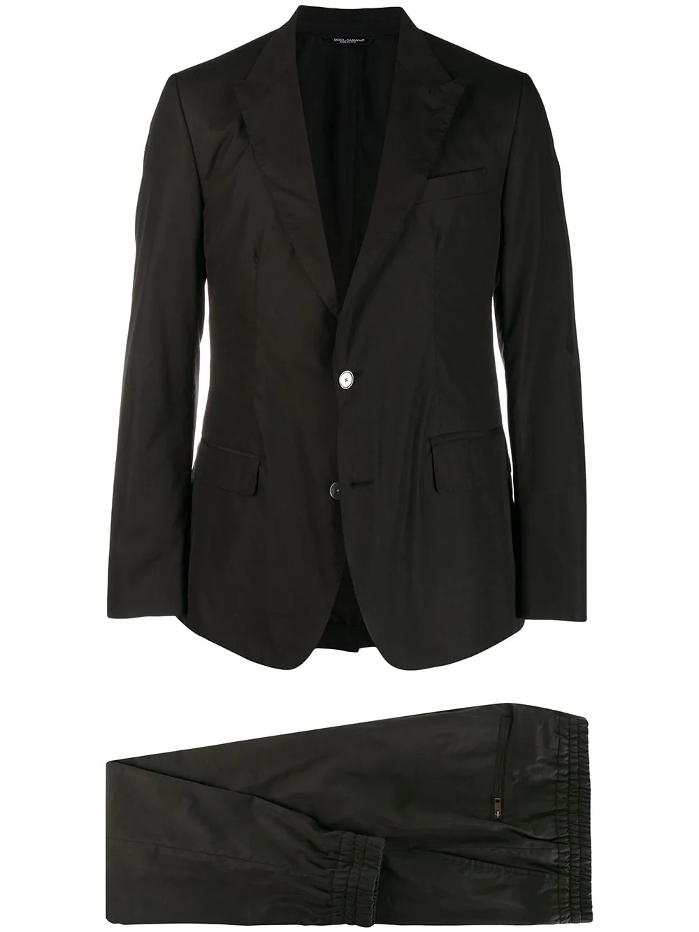 poplin two-piece suit - 1