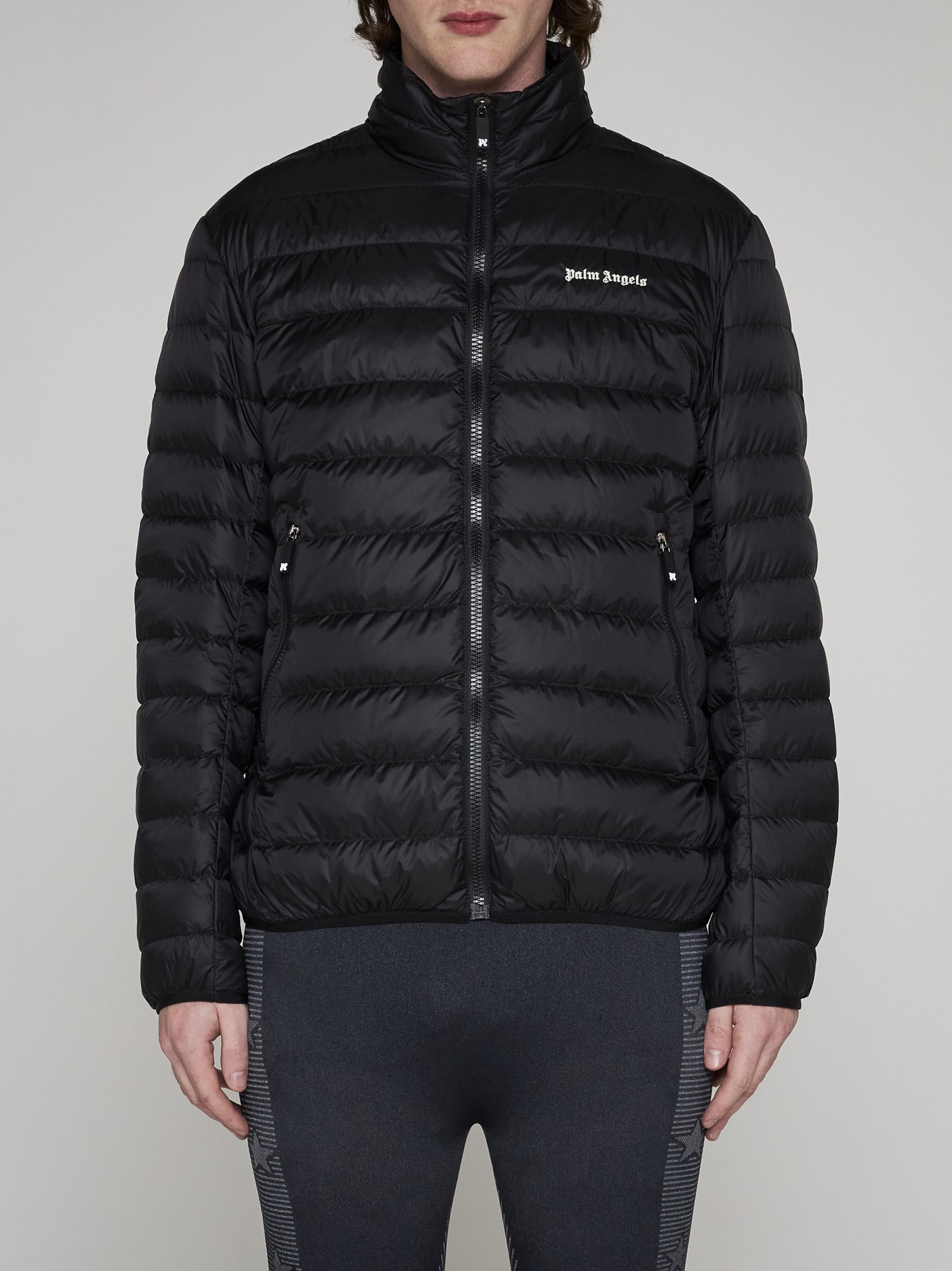 Lightweight quilted nylon down jacket - 3