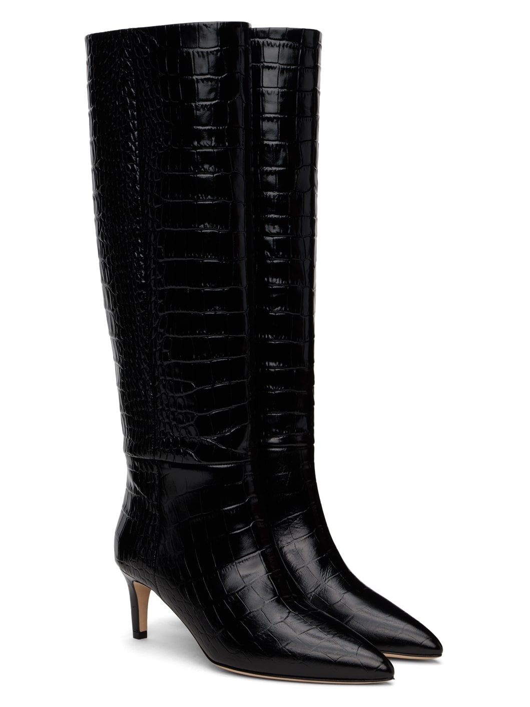 Black Stiletto 60 Tall Boots - 4