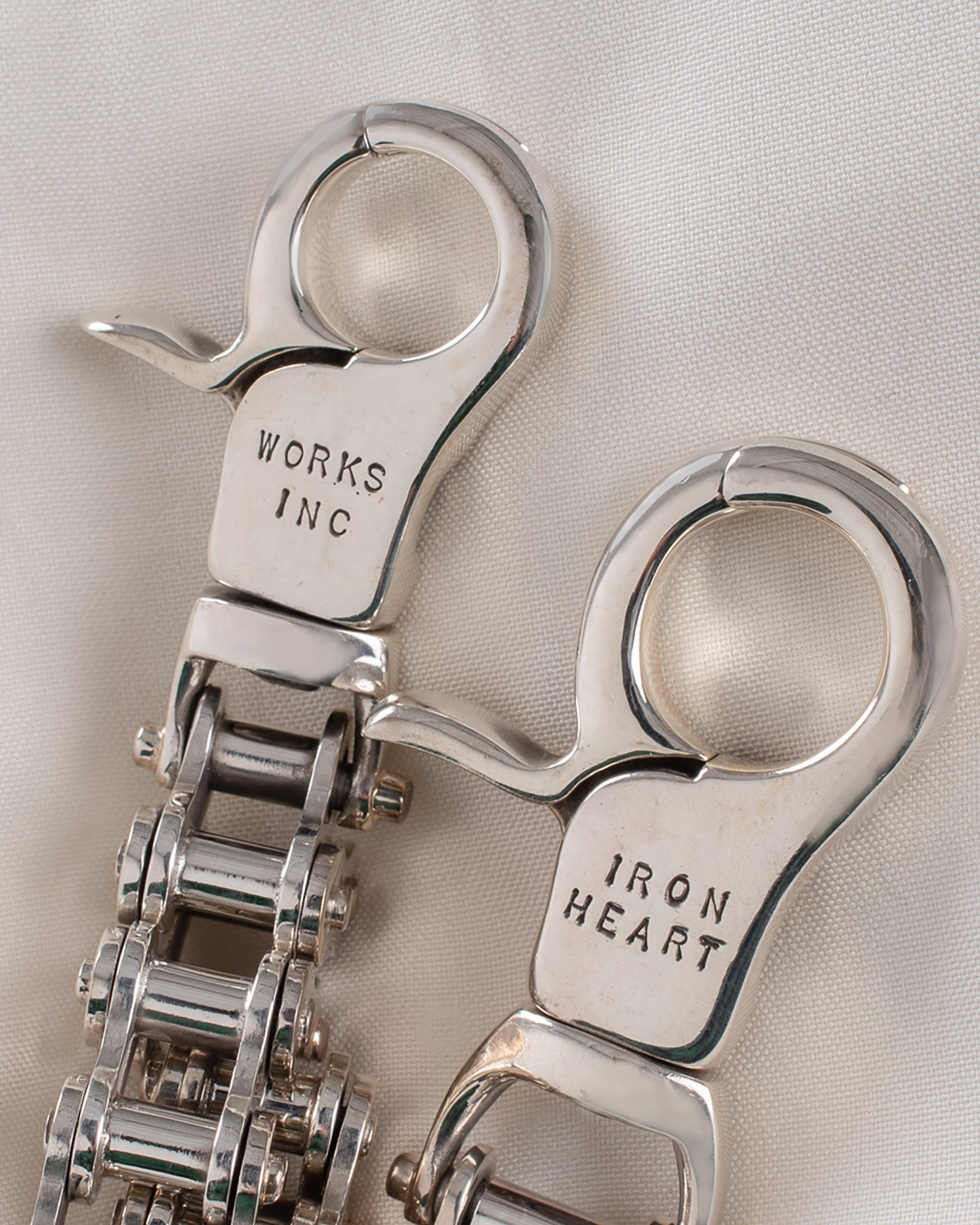 IHSI-01 "Motorcycle Chain" Wallet Chain - Sterling Silver - 5