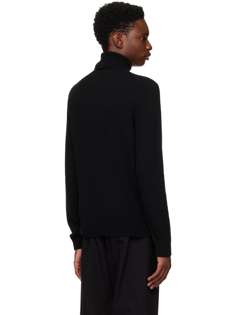 Black Ribbed Turtleneck 3