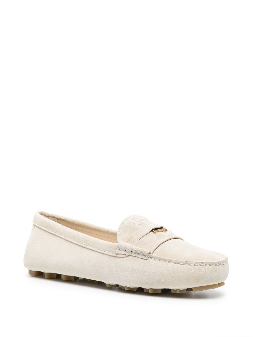 suede penny loafers - 2