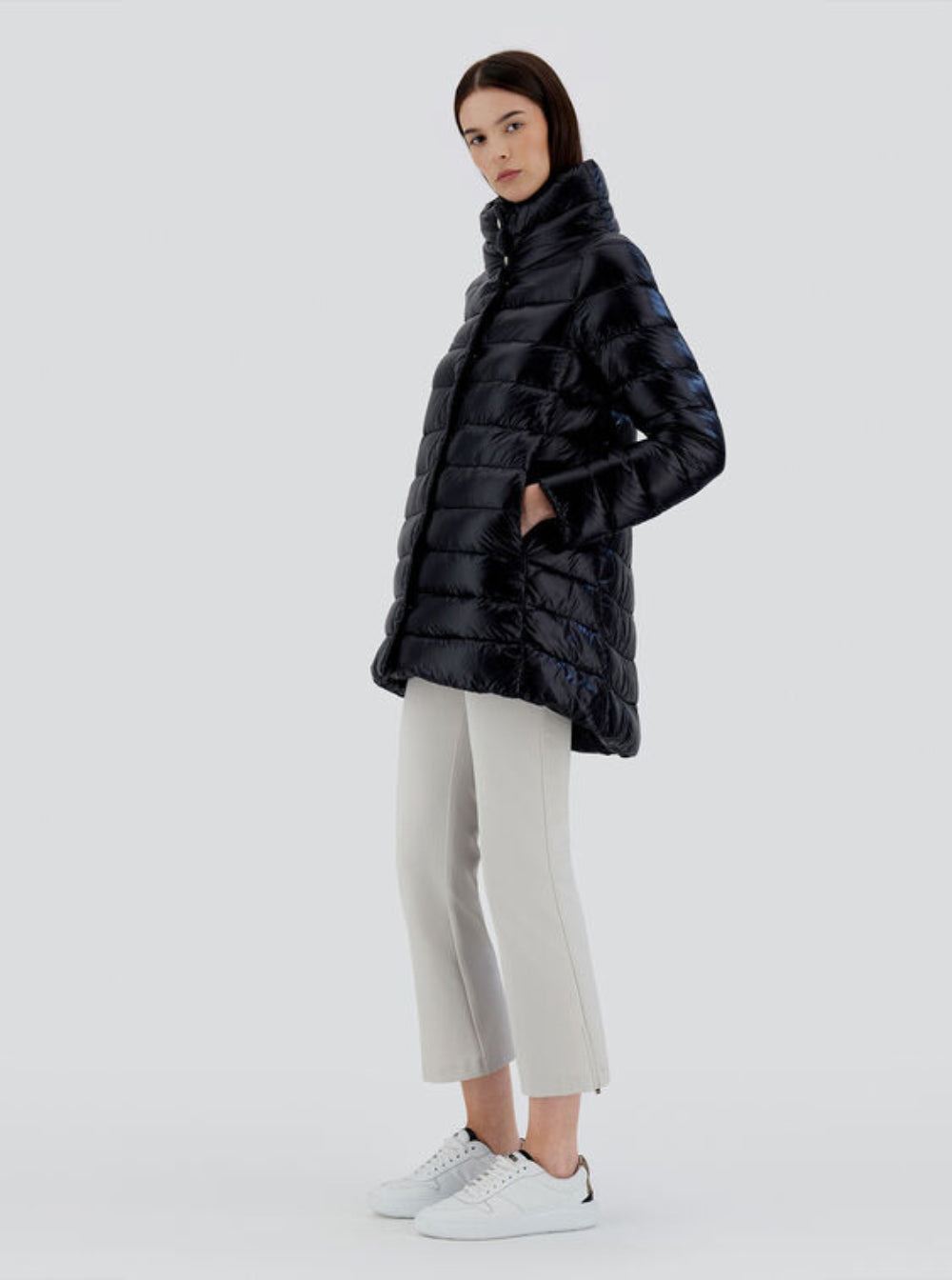 Herno Women Herno Woman's Amelia Black Nylon Down Jacket - 2