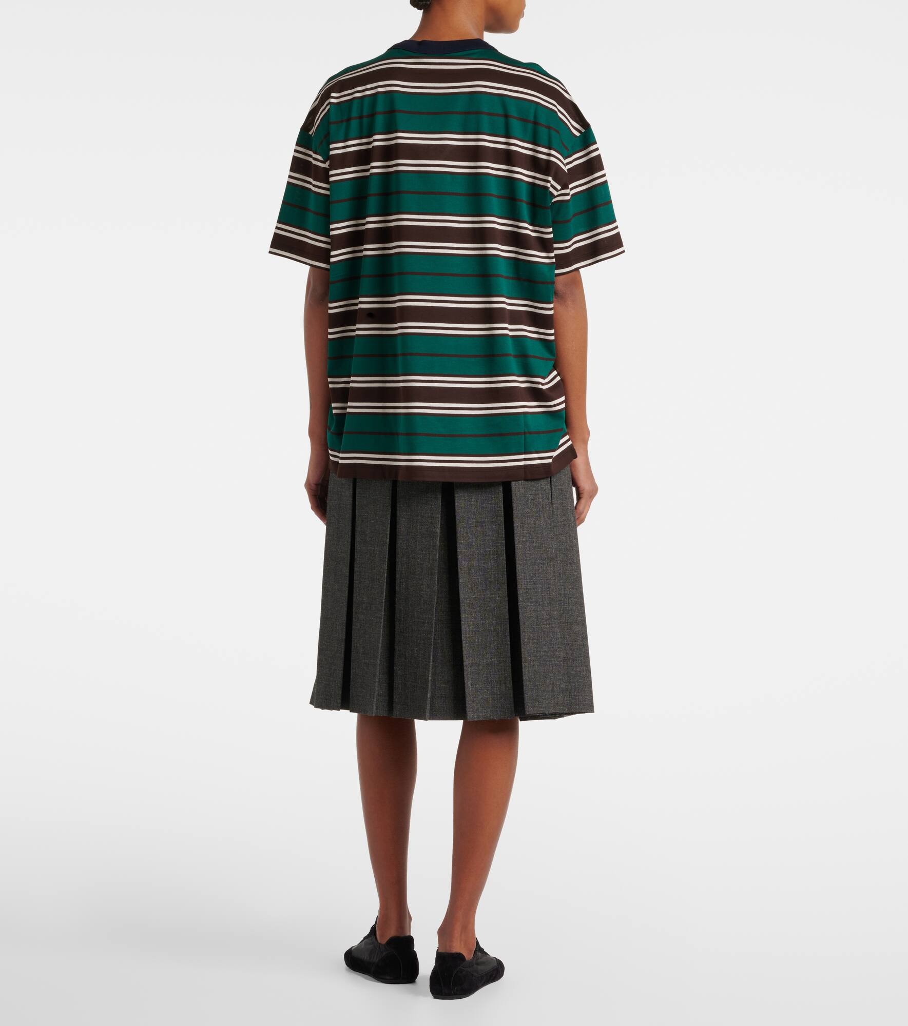Striped cotton jersey T-shirt - 3
