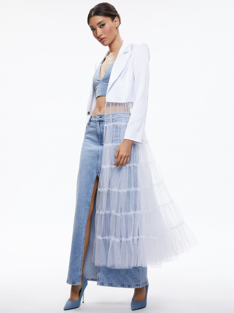 EVERLY TULLE BLAZER 2