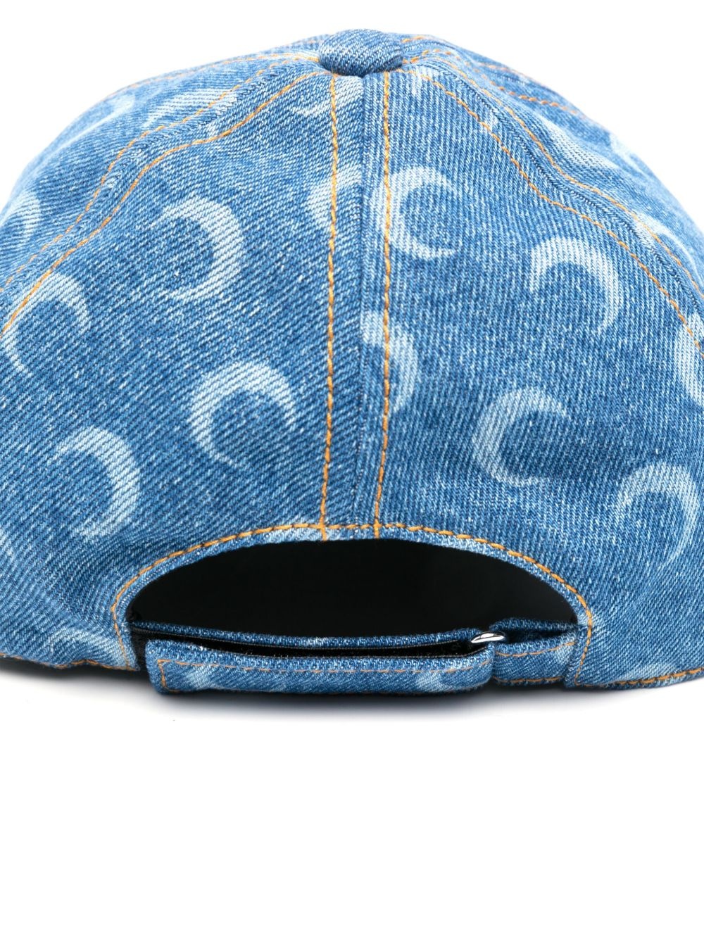moon-laser denim cap - 2