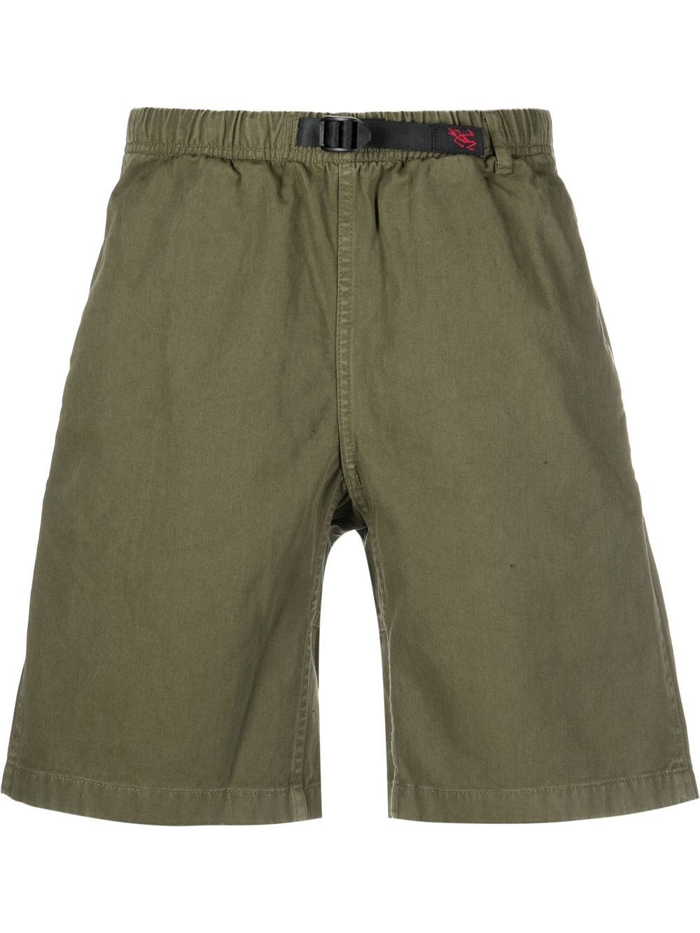 belted-waist bermuda shorts - 1