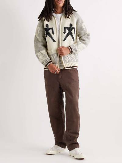 Carhartt Intarsia Wool Zip-Up Cardigan outlook