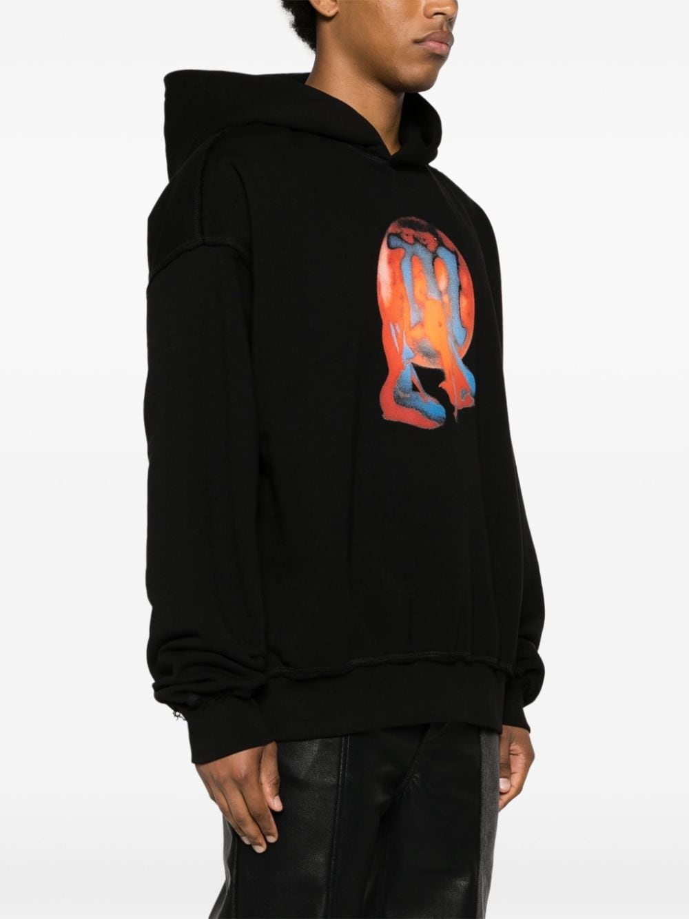 She Is My Weakness graphic-print hoodie - 3