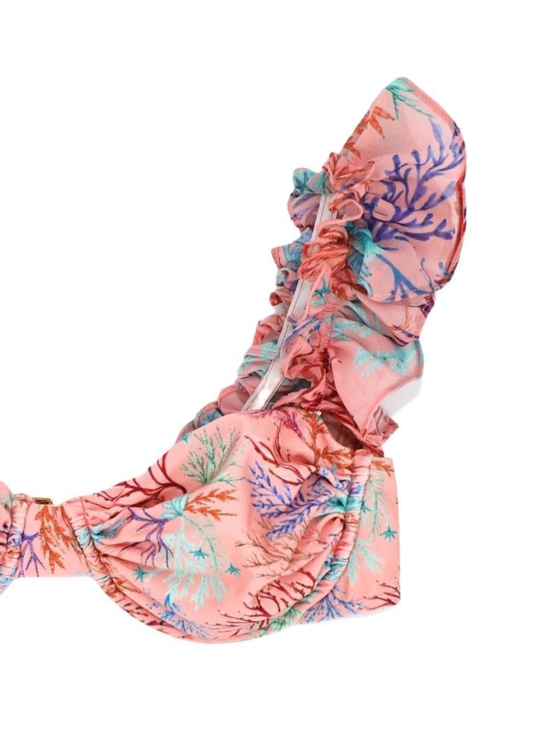 PatBO ruffled-detail bikini top outlook