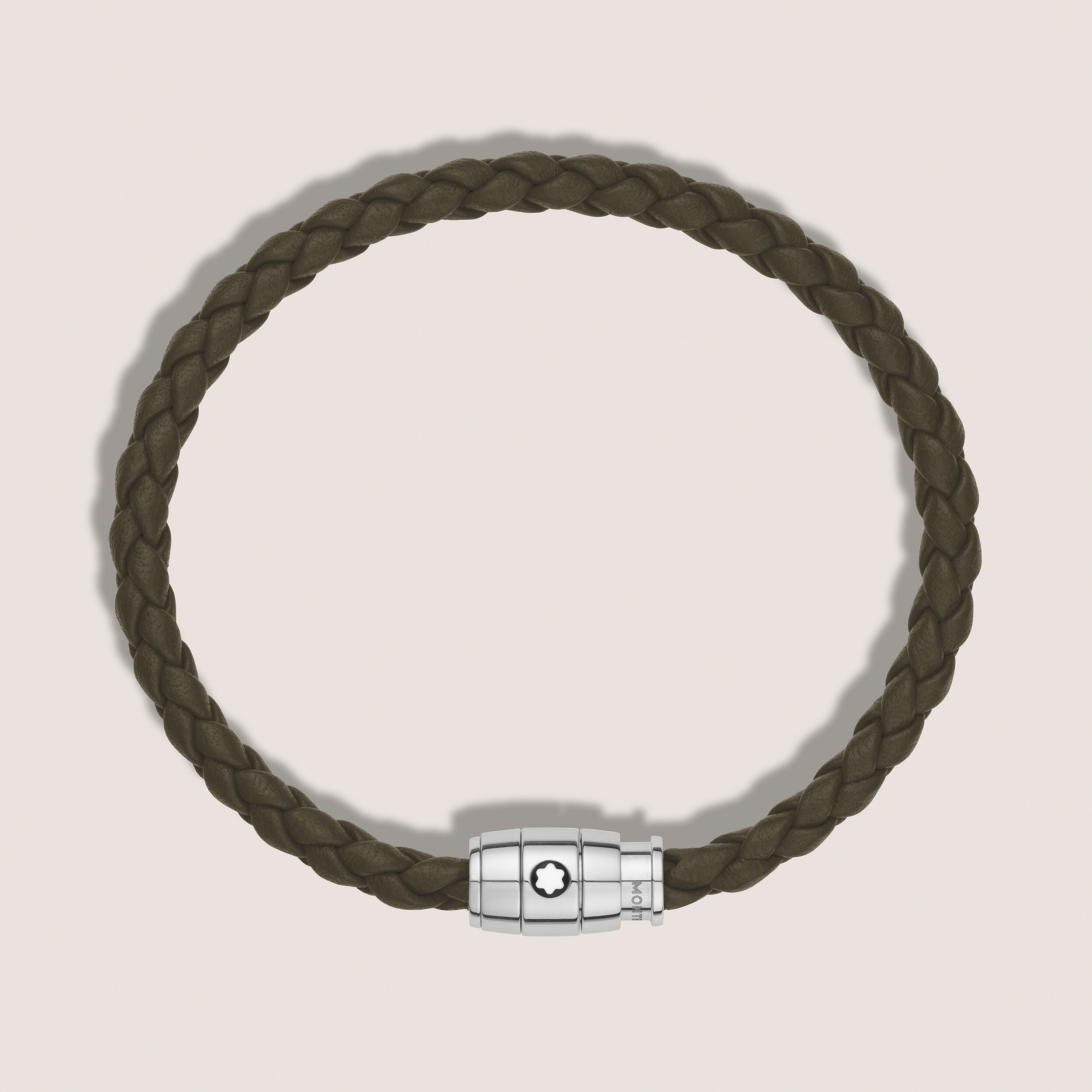 Bracelet Small, Soft Leather, Khaki - 3
