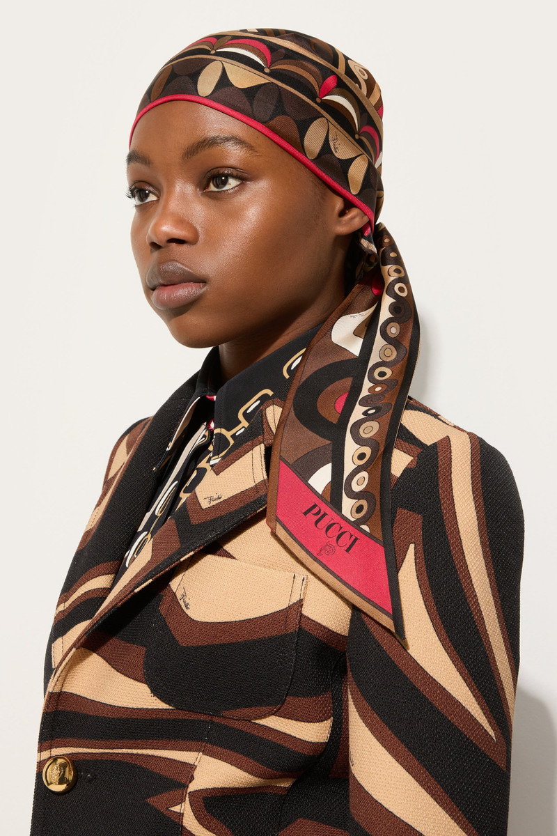 PUCCI MIXED PRINTS SILK TWILL SCARF outlook