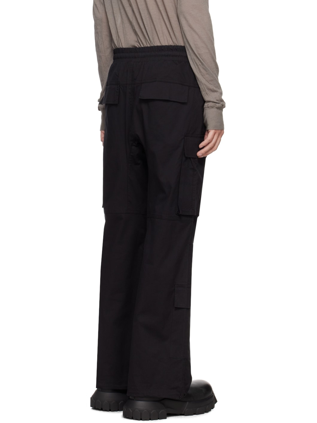 【関税込み】thom/krom ブラック M ST 441 カーゴパンツ thom/krom Black M ST 441 Cargo Pants | REVERSIBLE