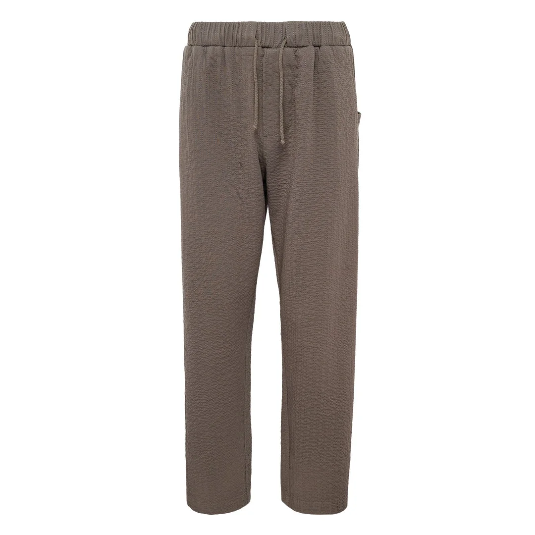 Embroidered Linestitch Trousers - 1