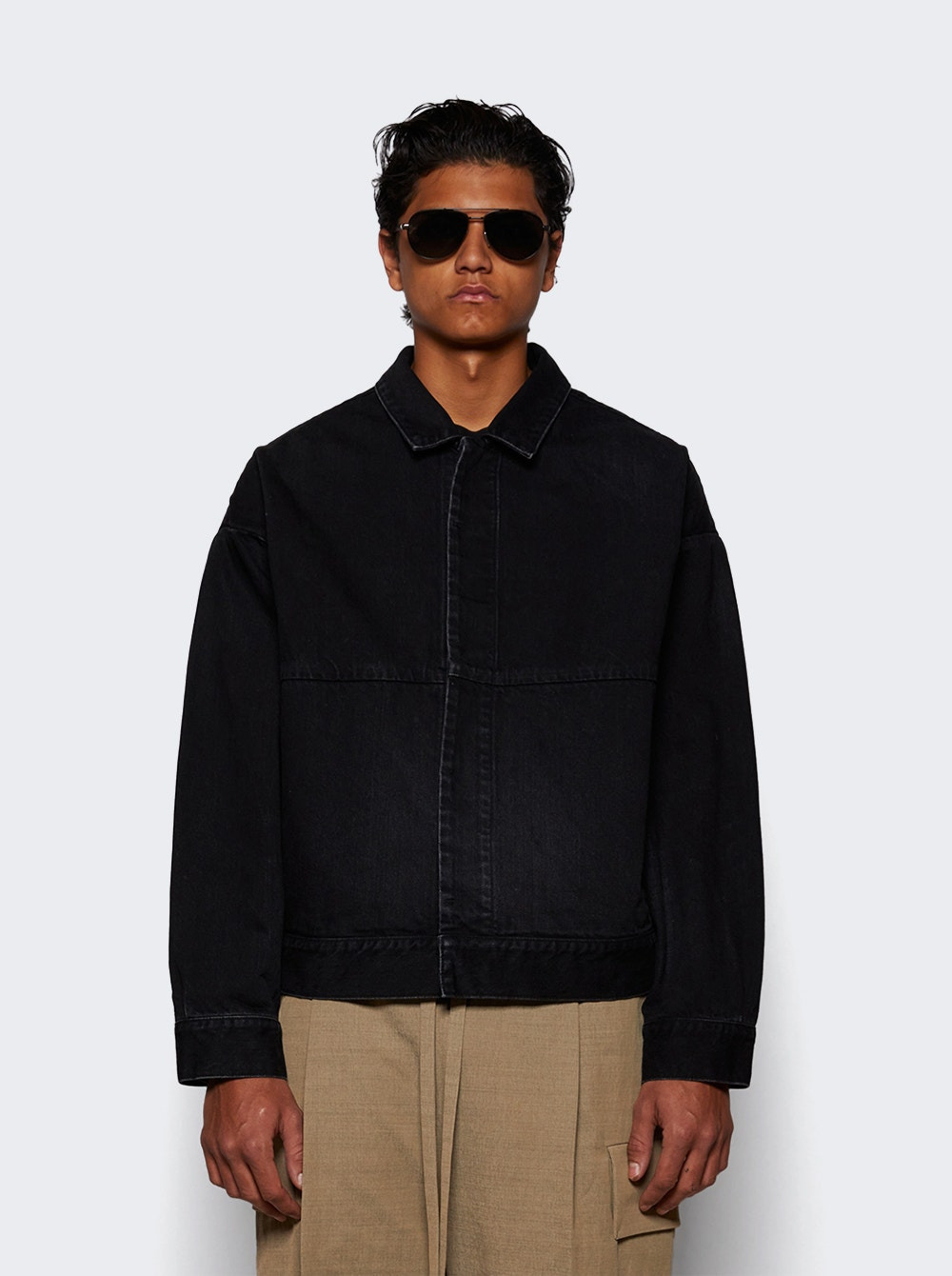 Trucker Jacket Black - 2