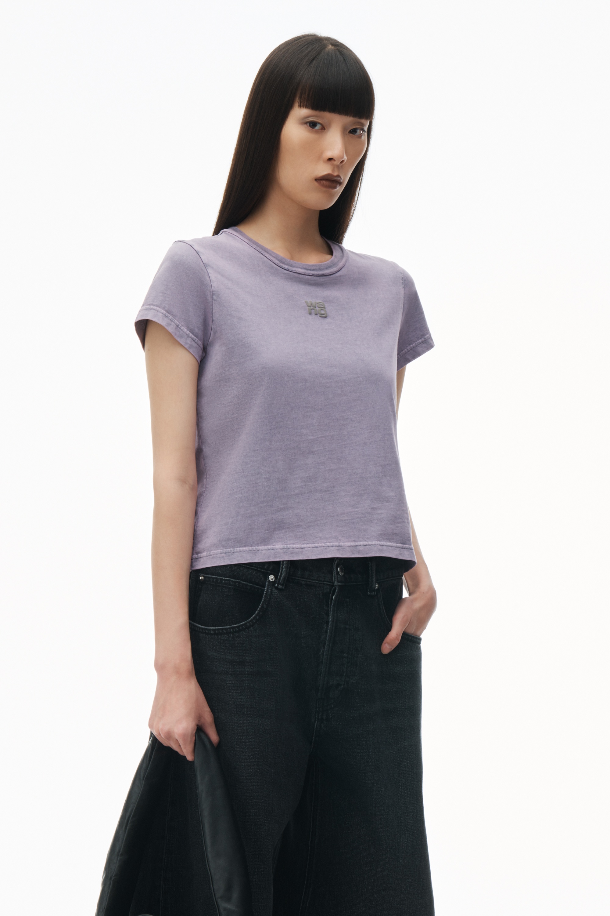 Logo Shrunken Tee in Cotton Jersey - 2