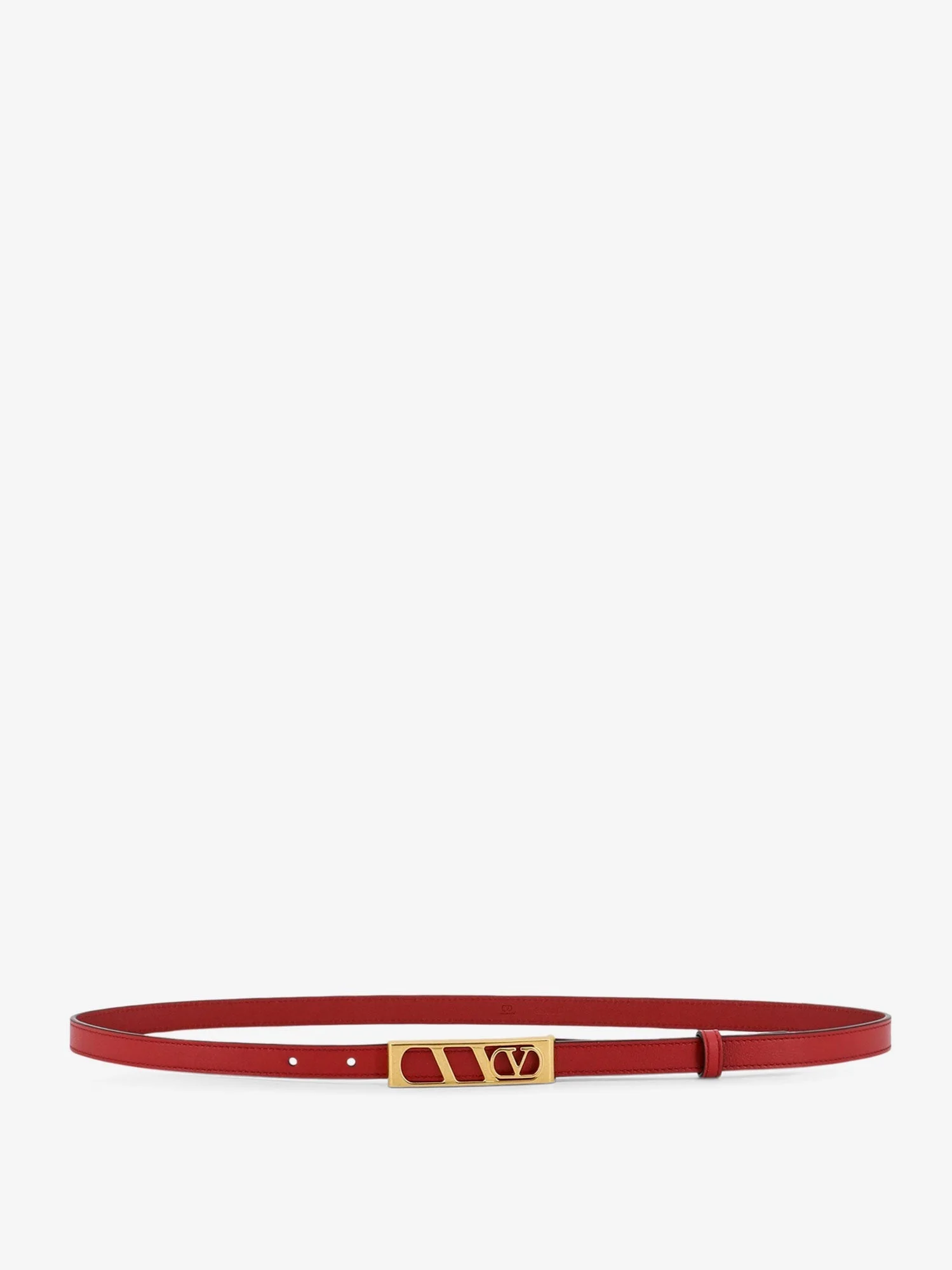 Valentino Garavani Vlogo Signature Leather Belt - 1