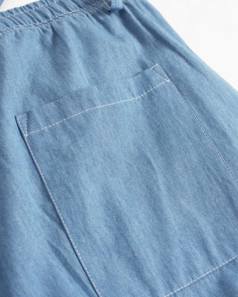 Faded Denim Leisure Pant 4