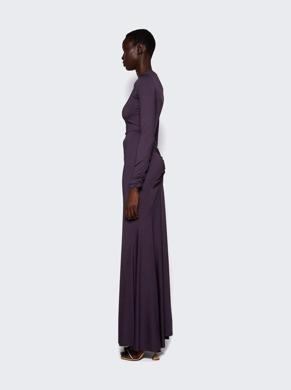 Tie Front Gown Fig - 4