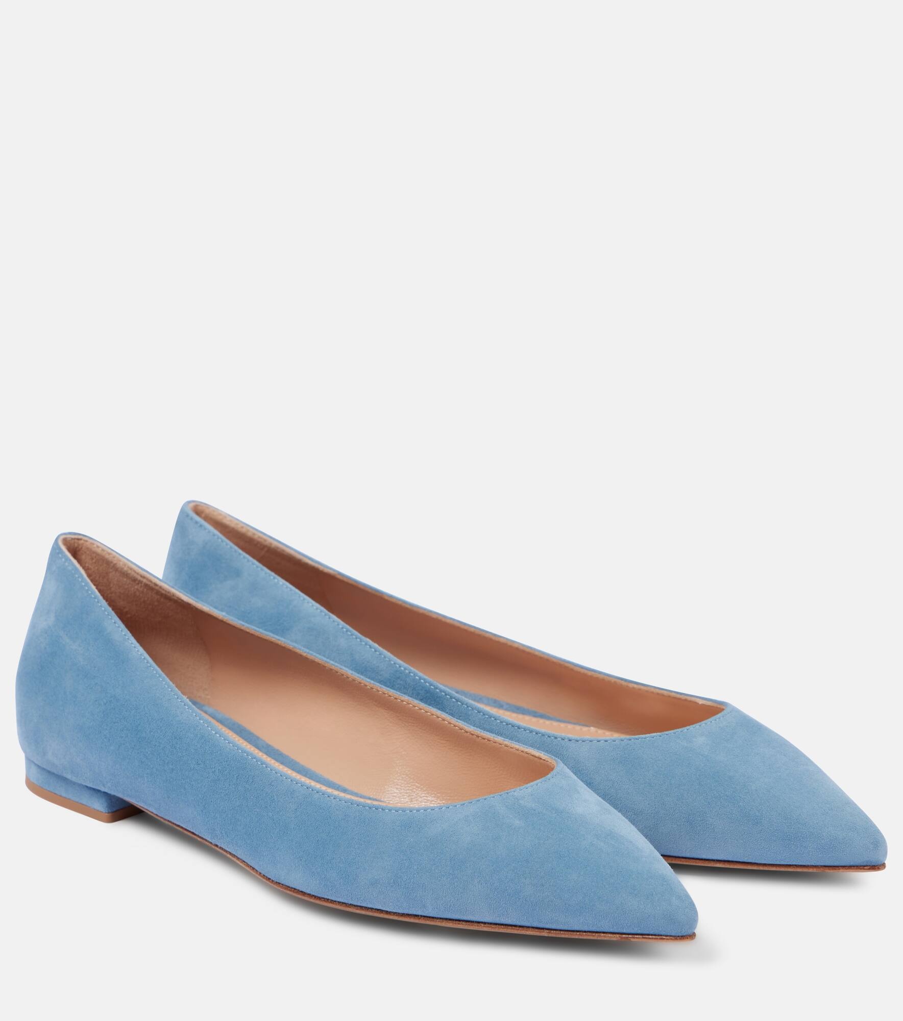 Suede ballet flats - 1