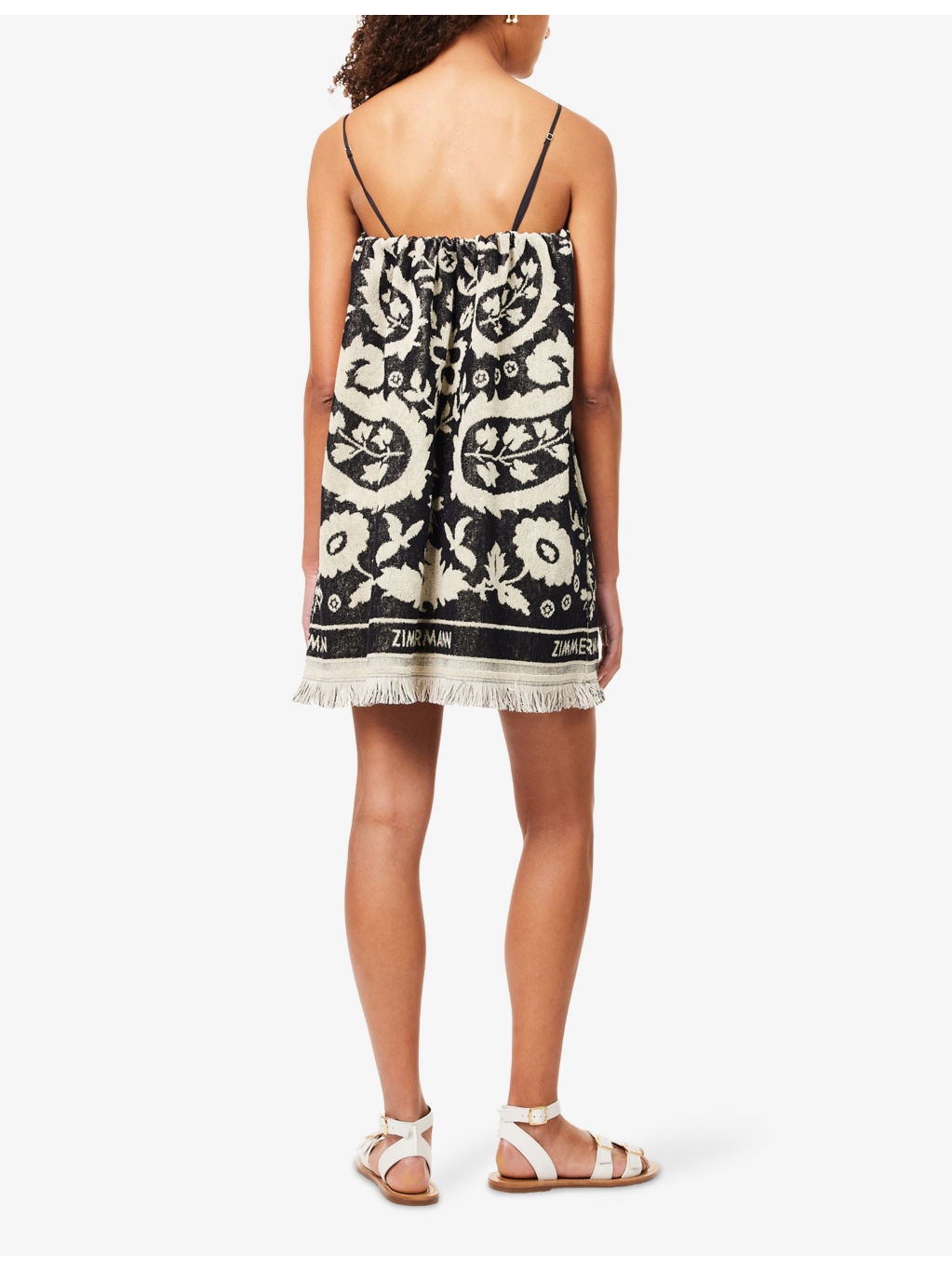 Rhiannon Cotton Towelling Mini Dress - 4