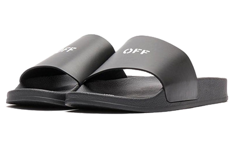 Off-White Off Stamp Sliders 'Black' OMIA088-R20C22058-1001 - 3