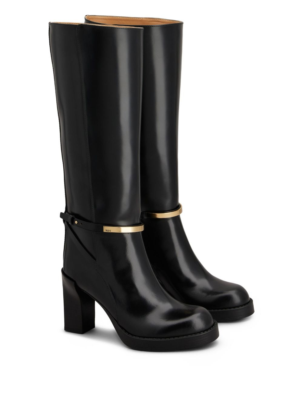 80mm leather boots - 2